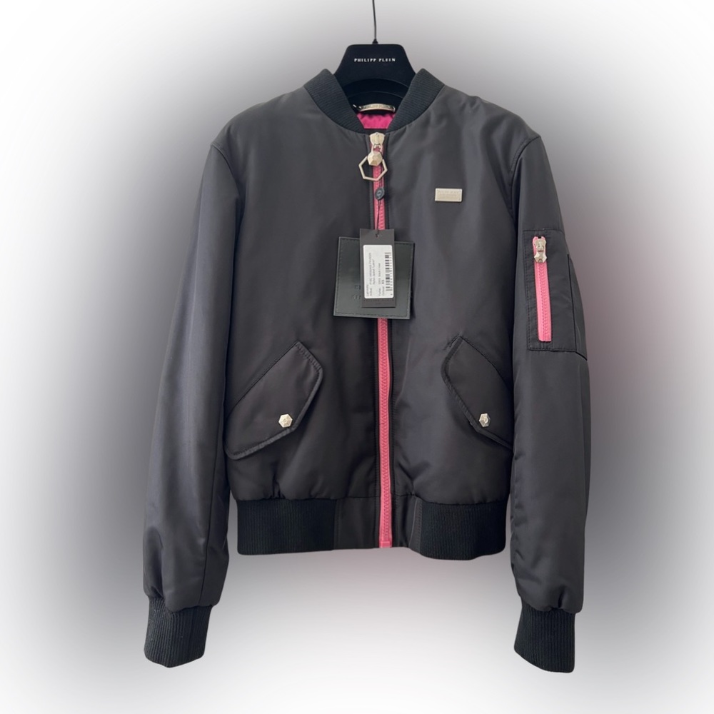 PHILIPP PLEIN NYLON WOMEN JACKET "LETTRIN"